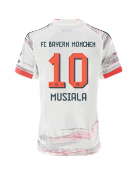 Billige Bayern Munich Jamal Musiala #10 Bortedrakt Dame 2025-26 Kortermet